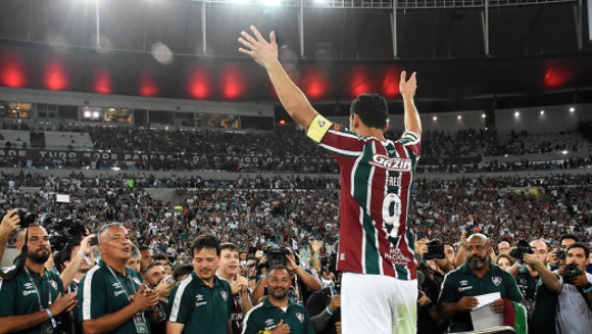 VÍDEO veja os bastidores da despedida de Fred na vitória do Fluminense