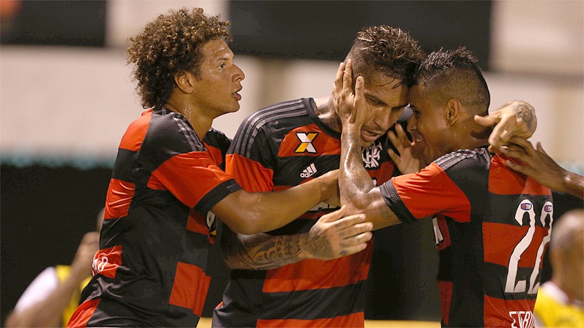 HOME - Flamengo x Boavista - Campeonato Carioca - Willian Arão e Guerrero (Foto: Cleber Mendes/LANCE!Press)