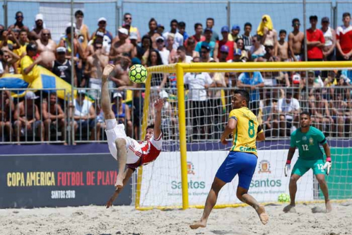 Beach Soccer Após virada espetacular Brasil vence Paraguai na