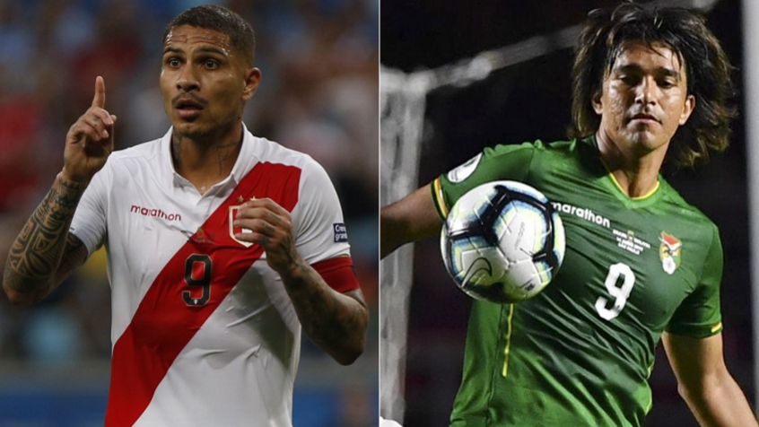 Montagem - Guerrero e Marcelo Moreno