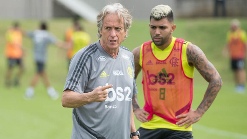 Jorge Jesus e Gabigol