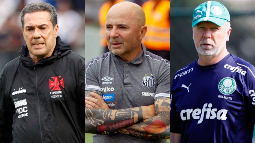 Montagem - Luxemburgo, Sampaoli e Mano Menezes