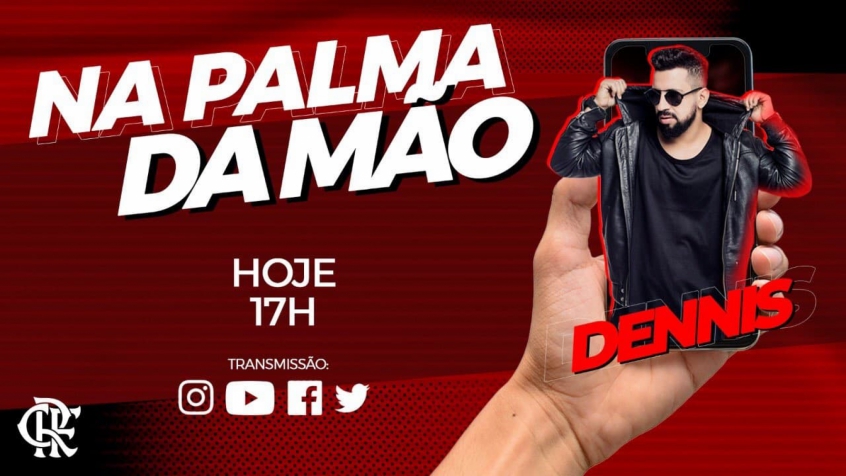 Dennis DJ será atração na FlaTV (Foto: Reprodução/Flamengo)