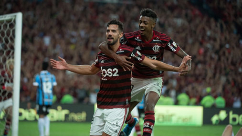 Pablo Marí e Bruno Henrique - Flamengo 5x0 Grêmio