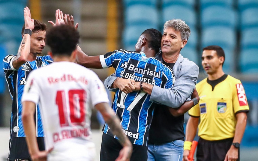 Orejuela e Renato Gaucho - Grêmio x RB Bragantino