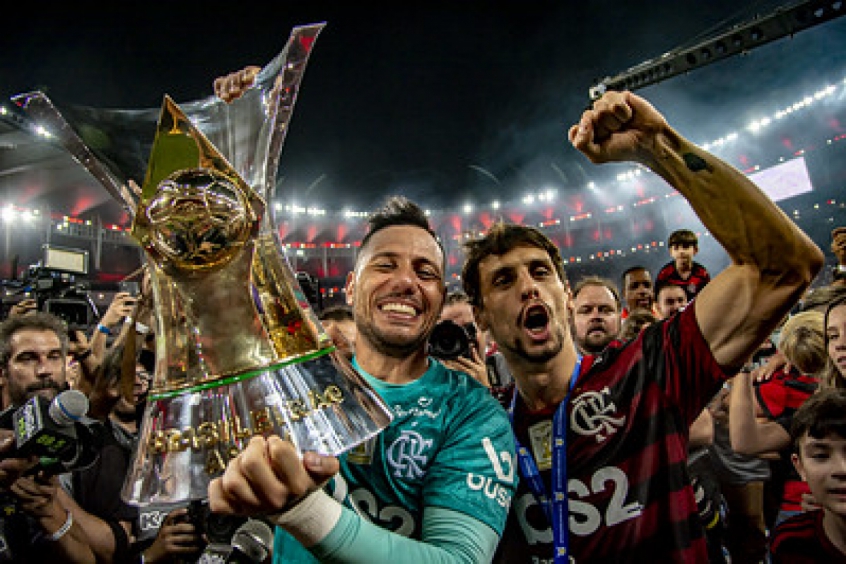 Diego Alves e Rodrigo Caio