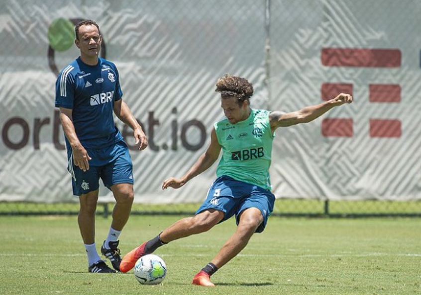 Arão e Nelson Simões - Treino do Flamengo