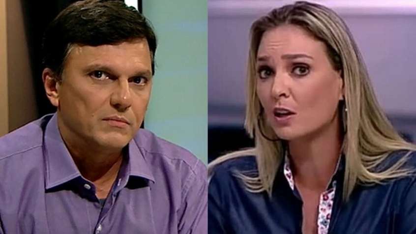 Mauro Cezar e Nadine Bastos