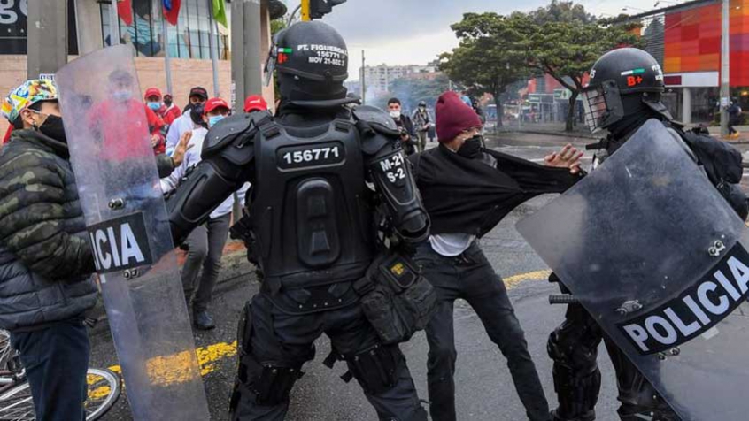 Protestos Colômbia