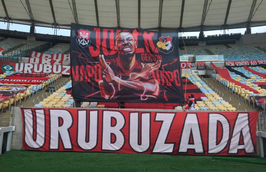 Homenagem da torcida do Flamengo ao Gerson
