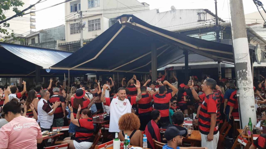 Festa da torcida do Flamengo