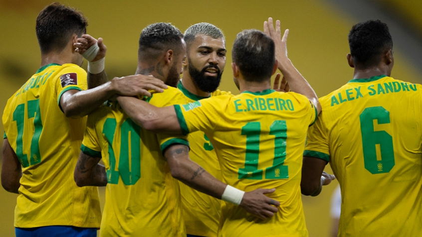 Everton Ribeiro e Gabigol - Seleção Brasileira