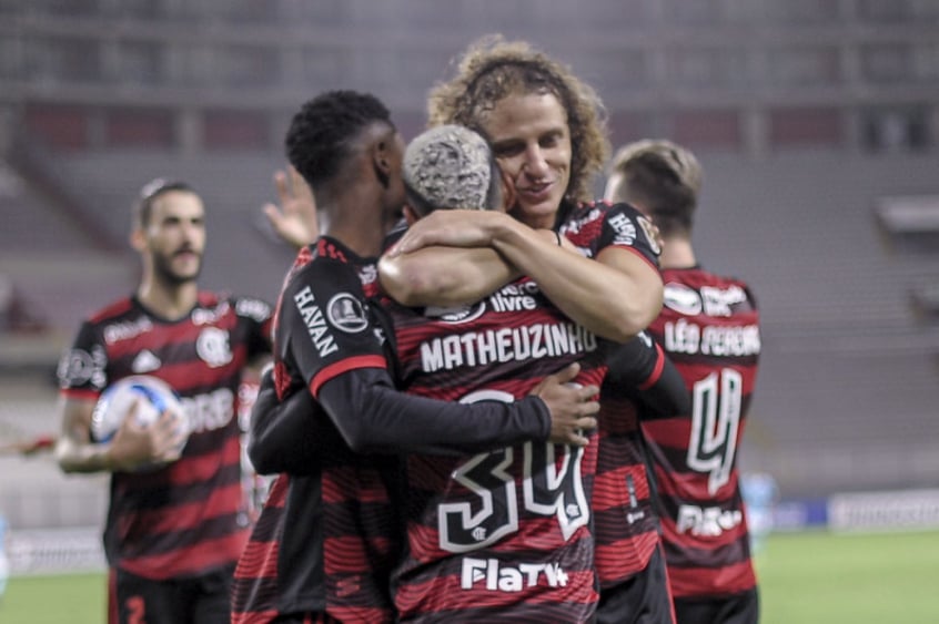 Matheuzinho e David Luiz - Flamengo