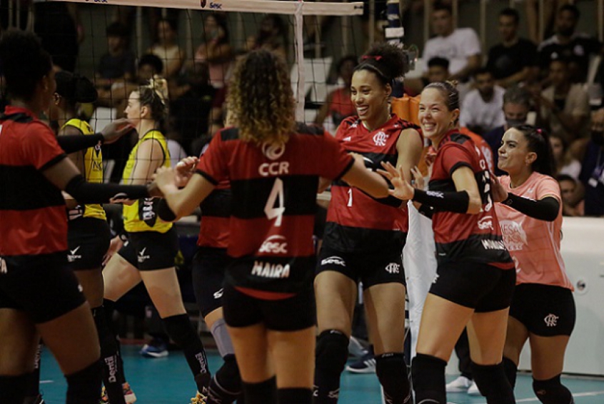 Natinha e Maira estão convocadas para a Seleção Brasileira de vôlei (Foto: Gilvan de Souza/Flamengo)