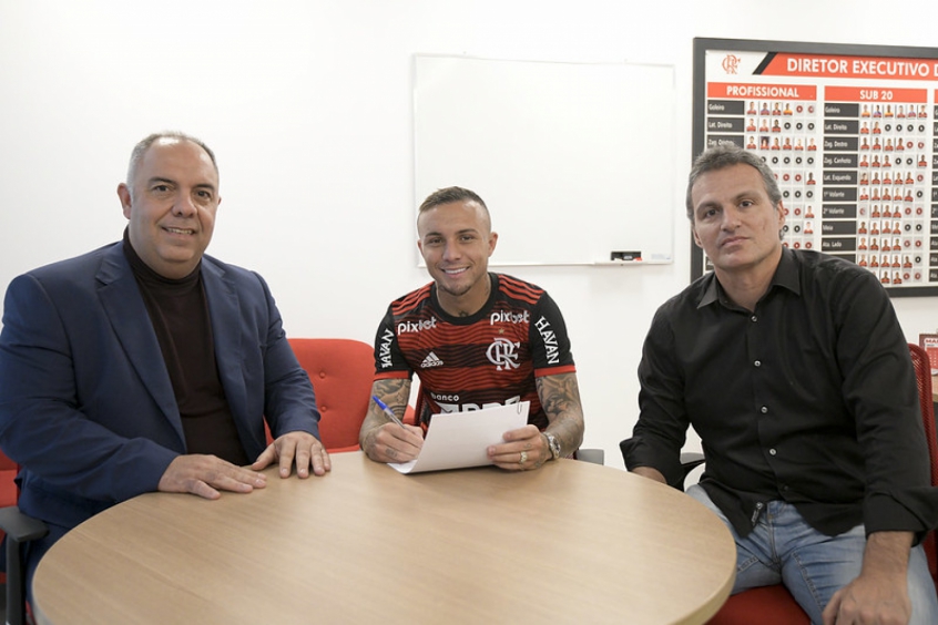 Marcos Braz, Everton Cebolinha e Bruno Spindel