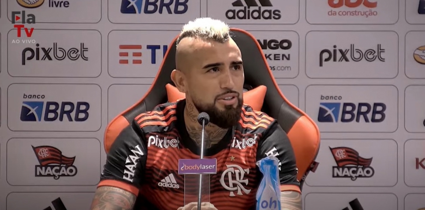 Vidal - Apresentação no Flamengo