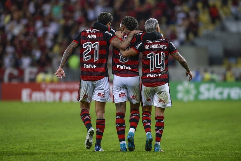 Flamengo - Pedro, Gabigol e Arrascaeta