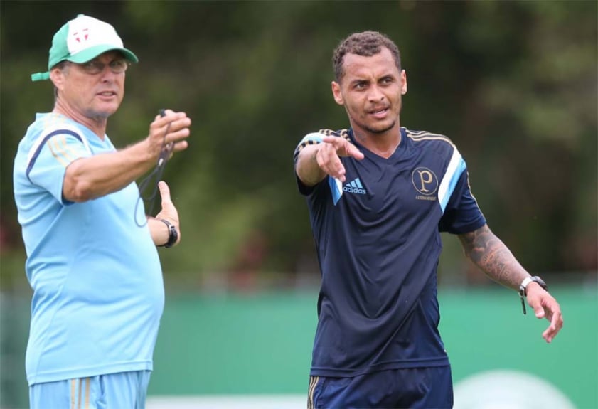 Treino Palmeiras Alan Patrick e Oswaldo de Oliveira  (FOTO:ARI FERREIRA)