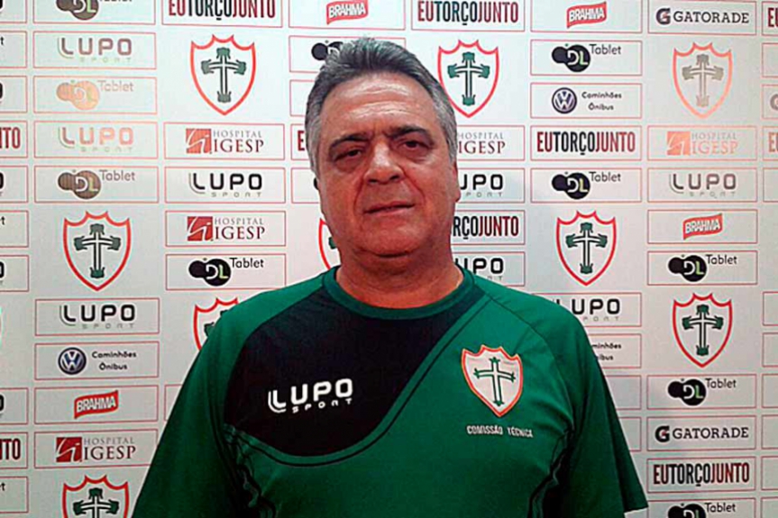 Vagner Benazzi &eacute; o novo t&eacute;cnico da Portuguesa (Foto: Carlos Ferreira/ Portuguesa)