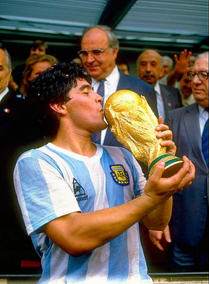 Maradona - Argentina 1986 (Foto: Allsport UK/Allsport)