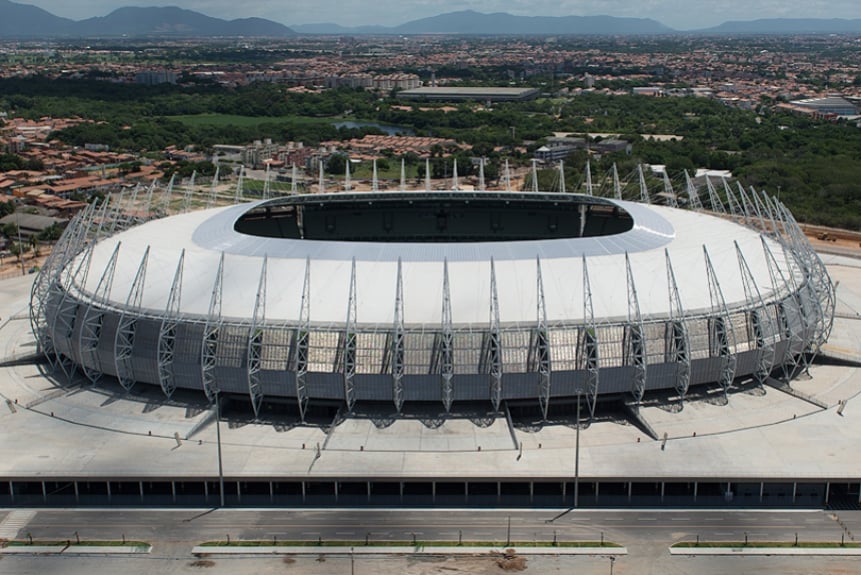 Arena Castel&atilde;o (Foto: Yasuyoshi Chiba/AFP)