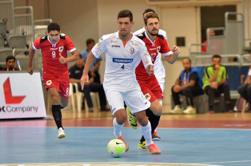 O Carlos Barbosa venceu o Al Rayyan sem dificuldades (Foto: Facebook/Carlos Barbosa)