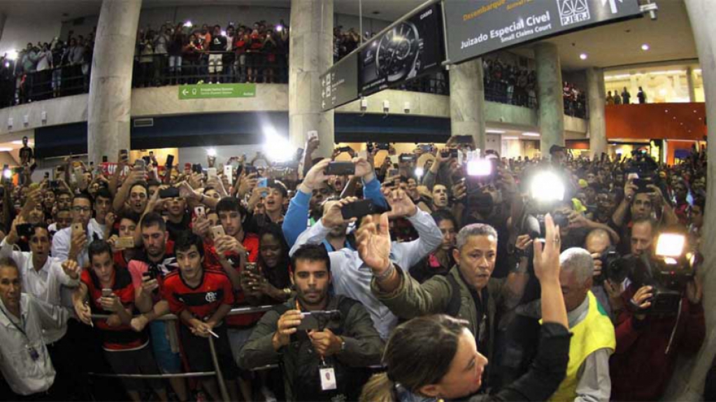 Chegada de Diego - Flamengo