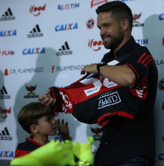 Apresenta&ccedil;&atilde;o de Diego Ribas no Flamengo