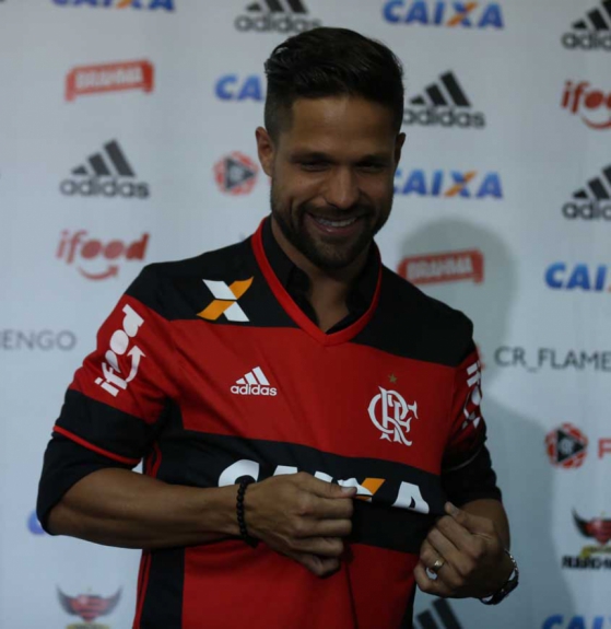 Apresenta&ccedil;&atilde;o de Diego Ribas no Flamengo