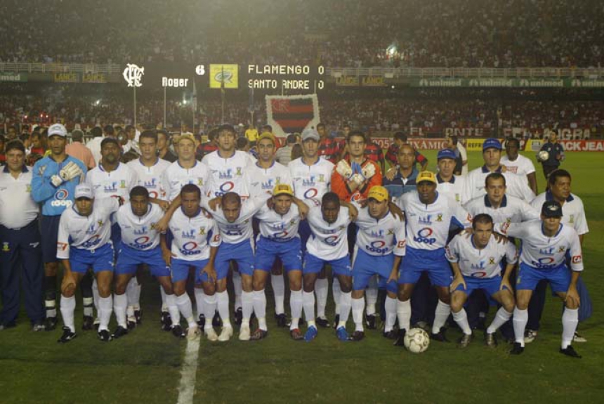 Pôster do Santo André campeão da Copa do Brasil de 2004