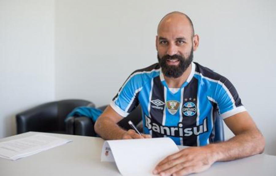 Bruno Rodrigo no Gr&ecirc;mio - Foto: Divulga&ccedil;&atilde;o