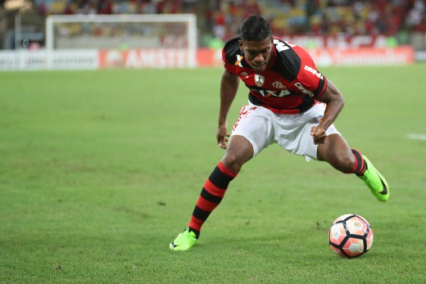 Berr&iacute;o contra o San Lorenzo (Gilvan de Souza / Flamengo)