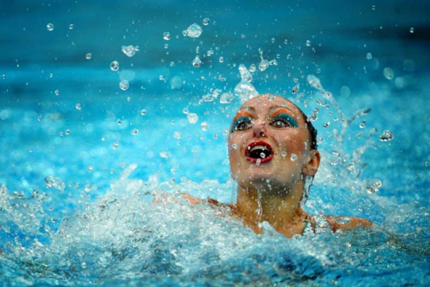 A russa Anastasia Davydova é um grande nome do nado sincronizado, sendo bicampeã olímpica