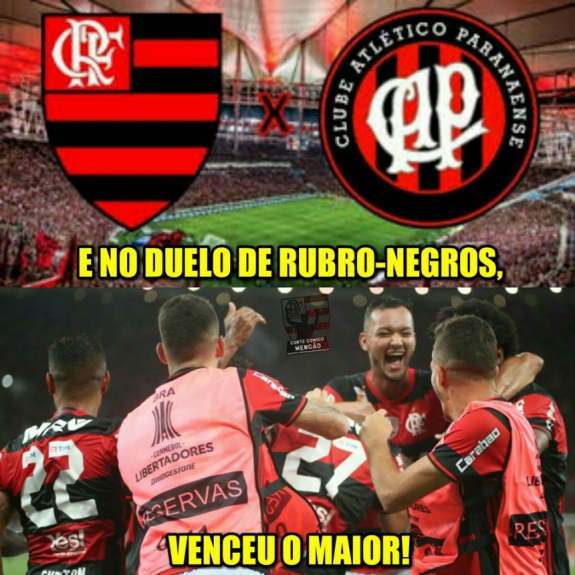 Os memes da vitória do Flamengo sobre o Atlético-PR