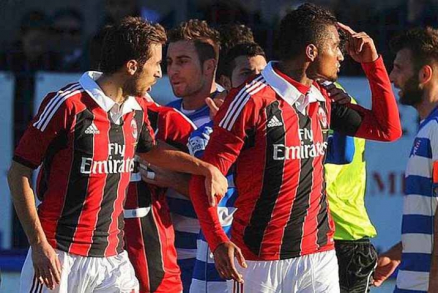 Boateng - com camisa do Milan