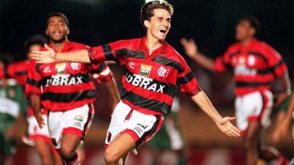 Sávio - com camisa do Flamengo em 1995