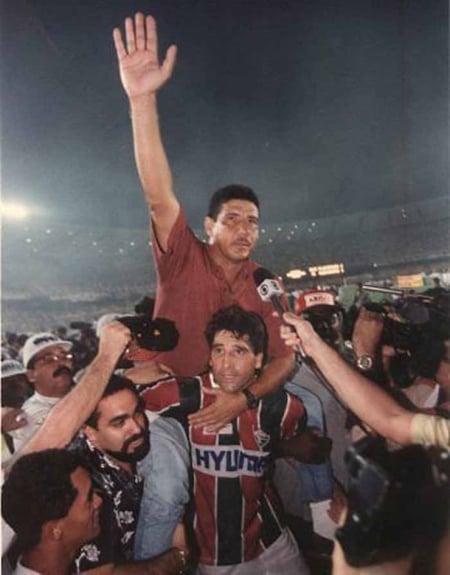 Joel Santana - como técnico do Fluminense em 1995