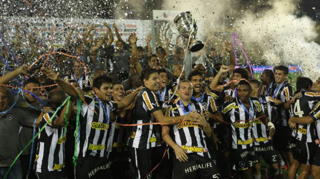 Botafogo - comemorando Carioca de 2013 - Botafogo 1x0 Fluminense