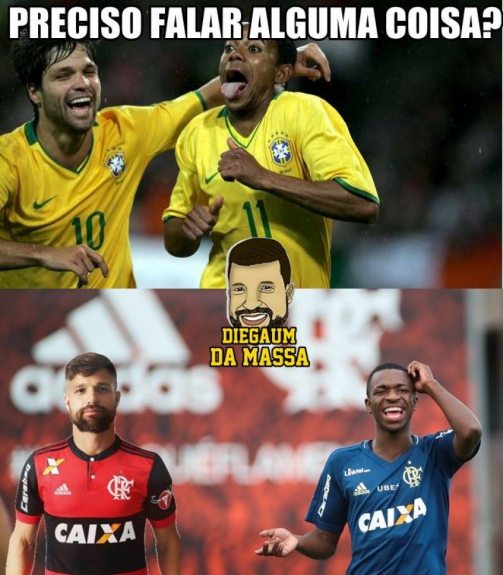 Flamenguistas fizeram memes exaltando a atua&ccedil;&atilde;o de Vin&iacute;cius J&uacute;nior