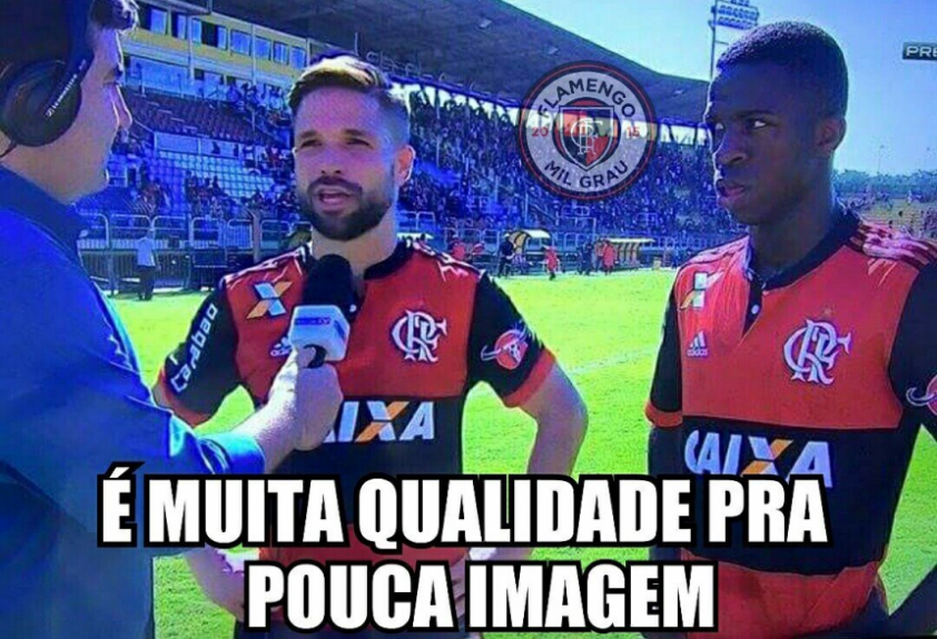 Flamenguistas fizeram memes exaltando a atua&ccedil;&atilde;o de Vin&iacute;cius J&uacute;nior