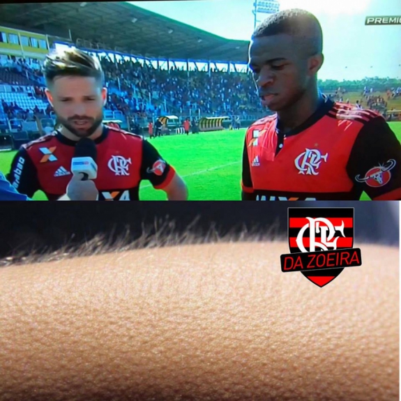 Flamenguistas fizeram memes exaltando a atua&ccedil;&atilde;o de Vin&iacute;cius J&uacute;nior