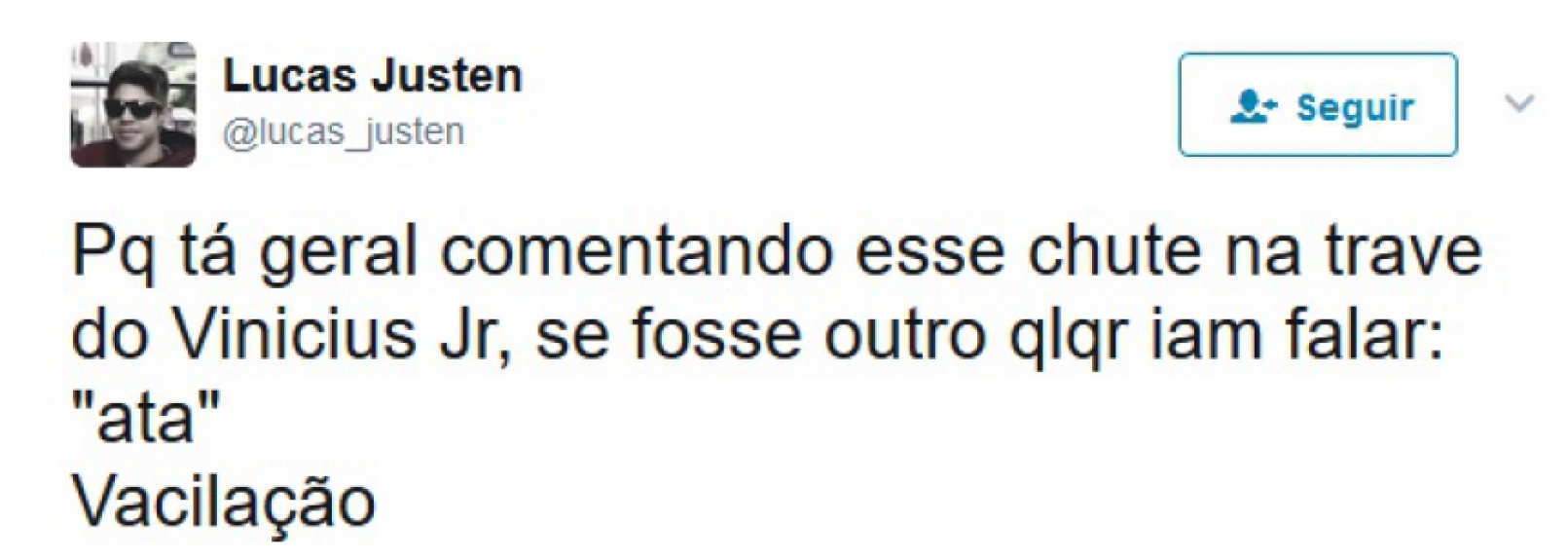No Twitter, torcedores elogiaram entrada da promessa rubro-negra