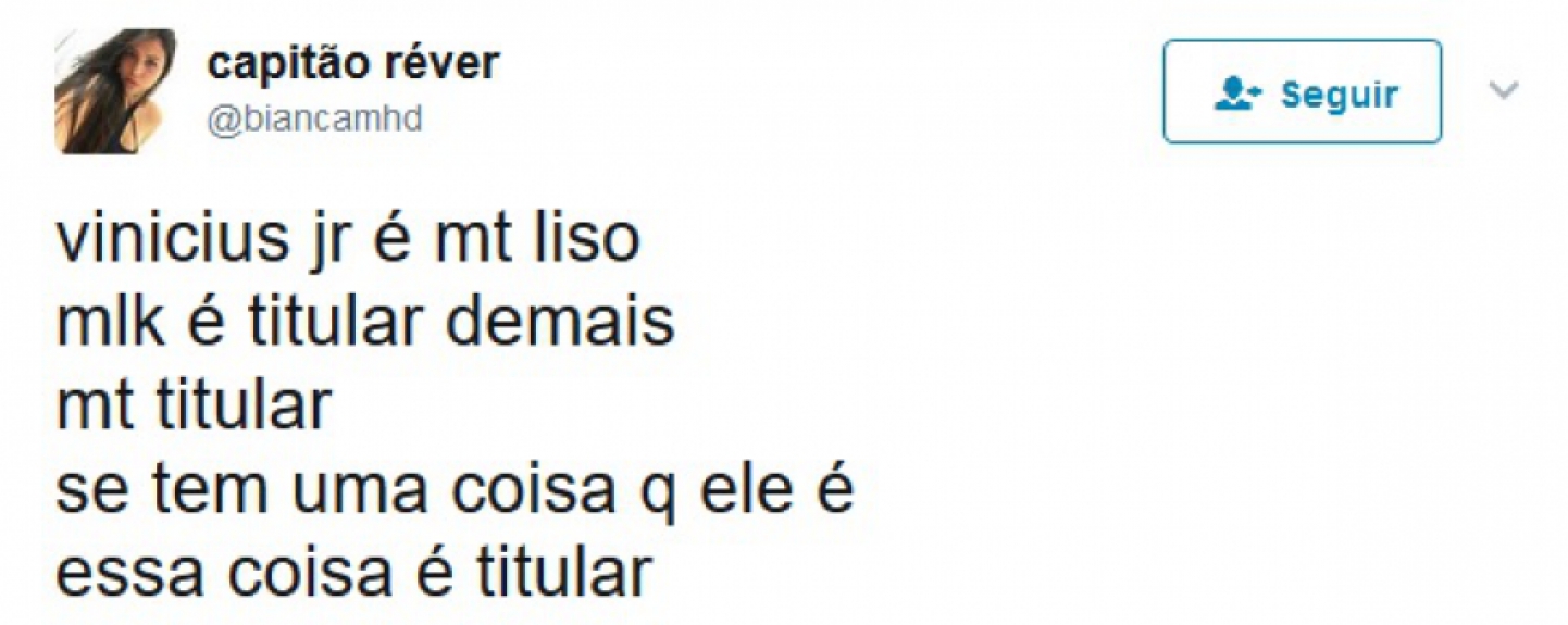 No Twitter, torcedores elogiaram entrada da promessa rubro-negra