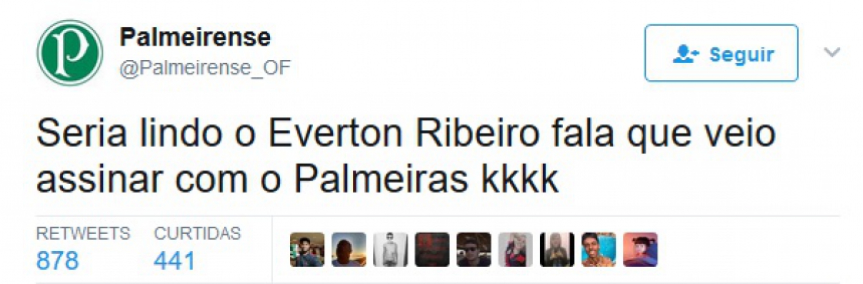Prints mostram palmeirenses apostando na contrata&ccedil;&atilde;o de &Eacute;verton Ribeiro
