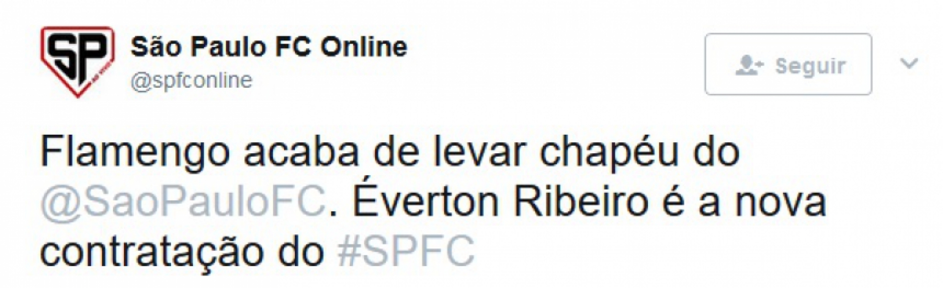 Torcedores do S&atilde;o Paulo tamb&eacute;m tinham certeza do 'chap&eacute;u'