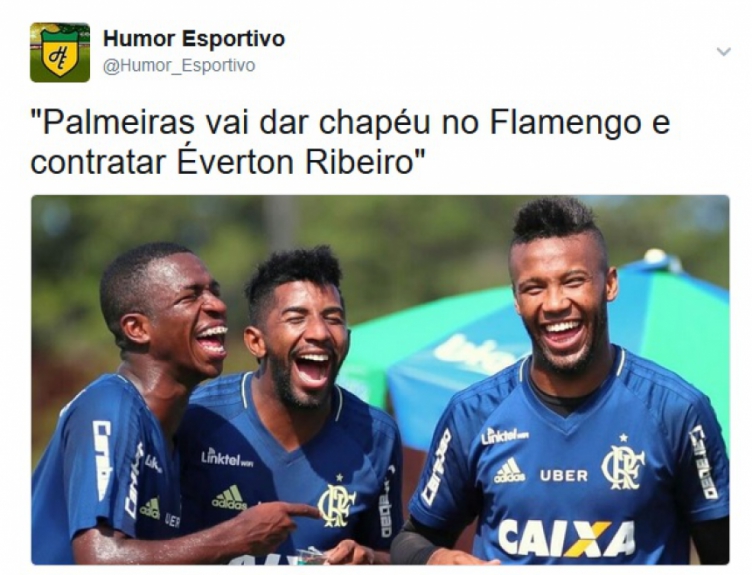 Acerto de &Eacute;verton Ribeiro com Flamengo rendeu memes na web