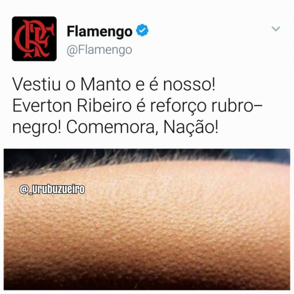 Acerto de &Eacute;verton Ribeiro com Flamengo rendeu memes na web