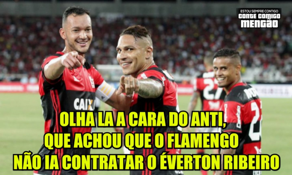 Acerto de &Eacute;verton Ribeiro com Flamengo rendeu memes na web