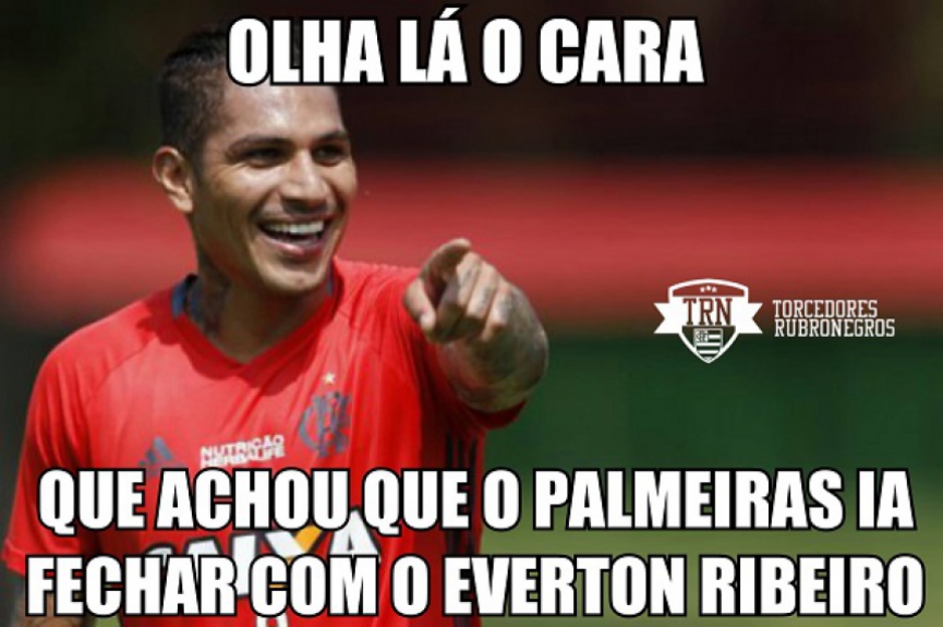 Acerto de &Eacute;verton Ribeiro com Flamengo rendeu memes na web