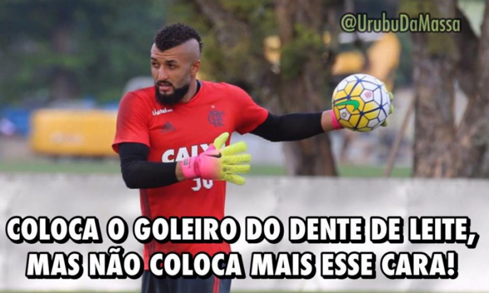 Rubro-negros mostraram insatisfa&ccedil;&atilde;o com falhas de Alex Muralha